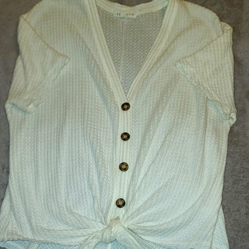 Socialite Front Tie Top